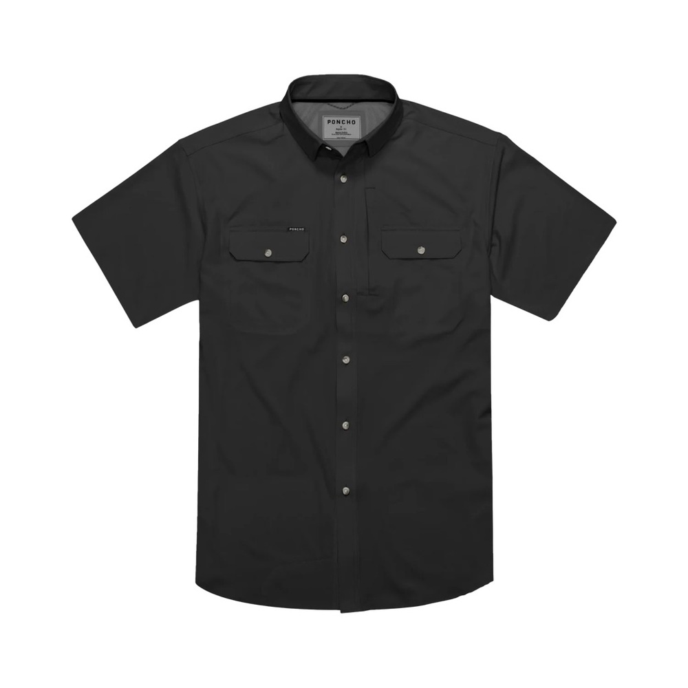 NWT Poncho Bandera Shirt in Black - Size M